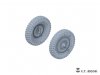 E.T. Model P35-138 WWII German Kübelwagen Type82 Sagged wheels Narrow For TAMIYA Kit 1/35